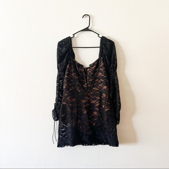 For Love & Lemons Violetta Lace Mini Dress - Picture 5 of 9